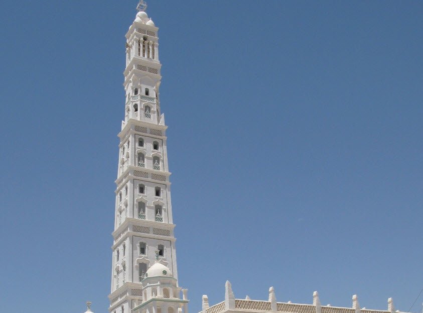 Al-Muhdhar Mosque Minaret, Tarim, Hadhramaut Governorate, Yemen
